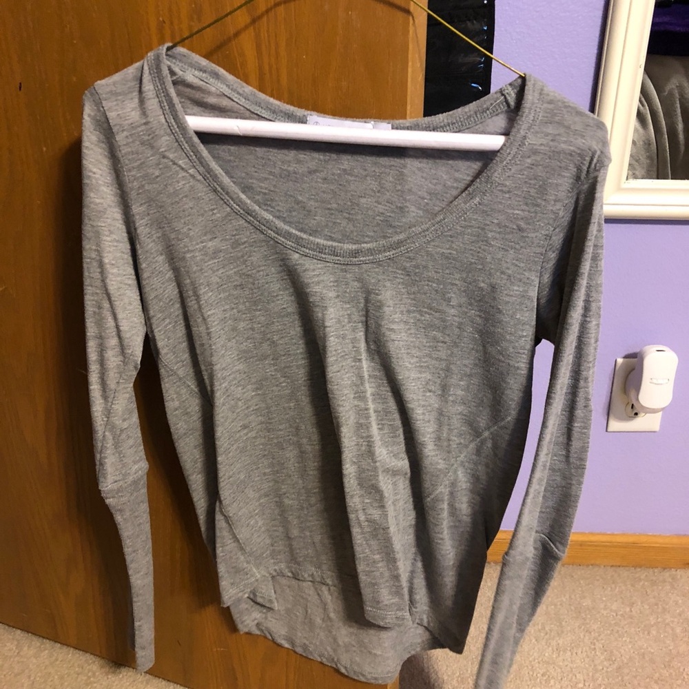 Gray shirt
